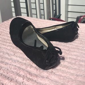 Black Lace Up Flats